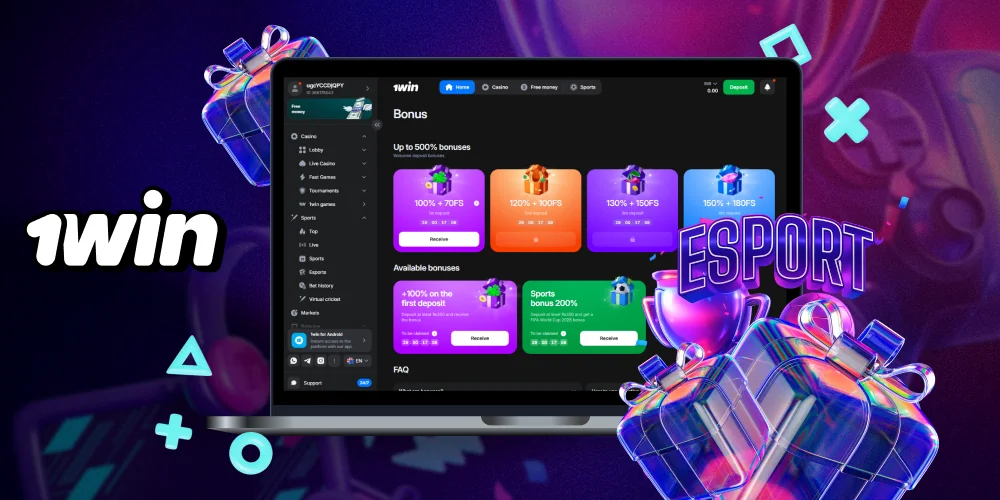 Welcome Bonus 750,000 INR for Indian players at 1win