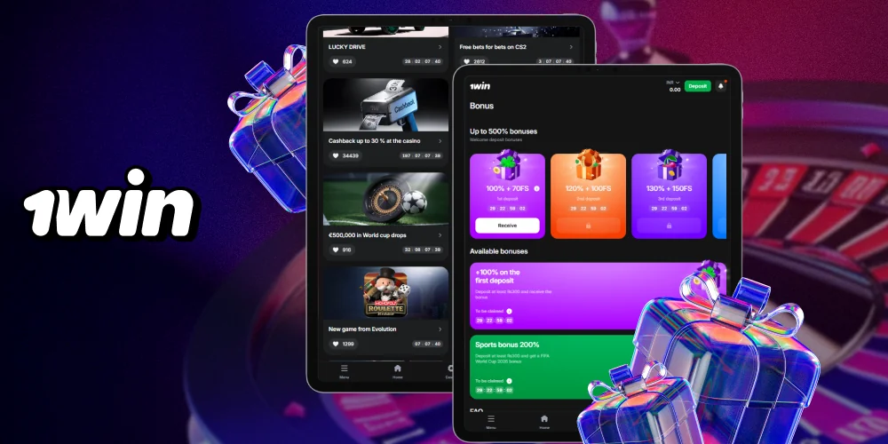 Bonuses at 1win for roulette players