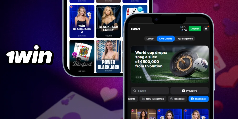 Play Blackjack at 1win in India